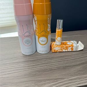 Yara Perfumed Spray Set - Pink and Orange